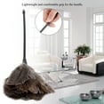 thumbnail image 6 of EBTOOLS Mini Handmade Washable Reusable Ostrich  Duster for Books Keyboard Office Home, Handmade Duster, Washable Duster, 6 of 7