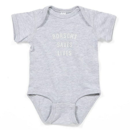 

CafePress - Borscht Saves Lives Ukrainian Slavic Jew Body Suit - Cute Infant Bodysuit Baby Romper - Size Newborn - 24 Months
