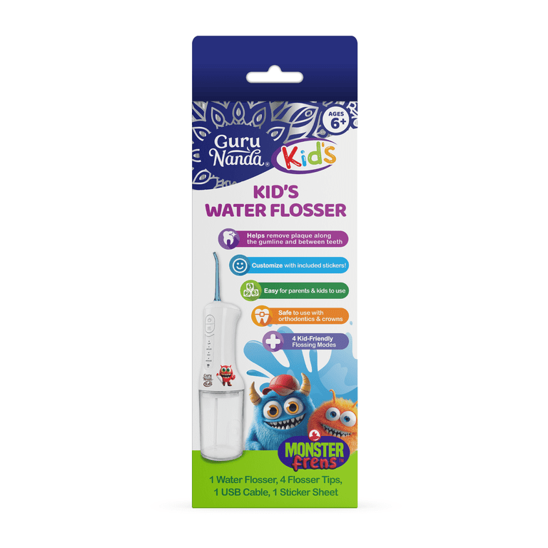 GuruNanda Kids Water Dental Flosser, 4 Modes photo 2