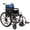 Black, variant on Invacare Folding Wheelchair with 16" Seat, Swing-Away Footrests, Desk-Length Removable Arms - Black