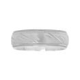 thumbnail image 3 of Men's Stainless Steel Slash Pattern Wedding Band - Mens Ring, 3 of 4