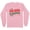 Pink, variant on Very Merry Illustrator Long Sleeve Shirt Unisex Large Pink