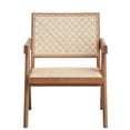 thumbnail image 2 of Beige and Natural Accent Chair, 2 of 7