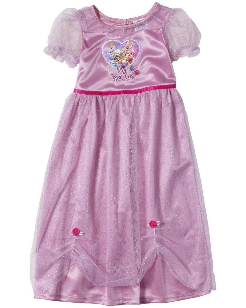 Disney Princess Fancy Dress Up Nightgown Featuring Palace Pets,Girls