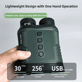 thumbnail image 6 of BekinTek Handheld 4K Night Vision Binoculars Rechargeable Telescope Infrared NVG Goggles Full Dark Observe 7x IR Adjustment 8x Digital Zoom 4K Video Record Large HD Screen with 32G TF Card, 6 of 8