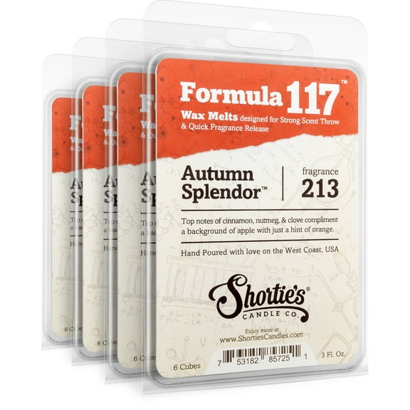 Autumn Splendor Wax Melts Bulk Pack - Highly Scented   Natural Oils - Shortie's Candle Company