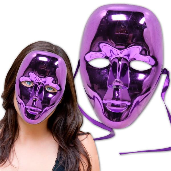 purple full face mask