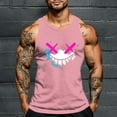 thumbnail image 2 of FDGIU 2025 Men's Muscle Tank Tops; Funny Graphic Print Sleeveless Shirts for Summer, Casual Fitness Workout Activewear, Quick-Dry Stretch Fit, 2 of 5
