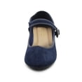 thumbnail image 3 of Ollio Women's Shoes Faux Suede Casual Mary Jane Light Ballet Flats F56SU, 3 of 6