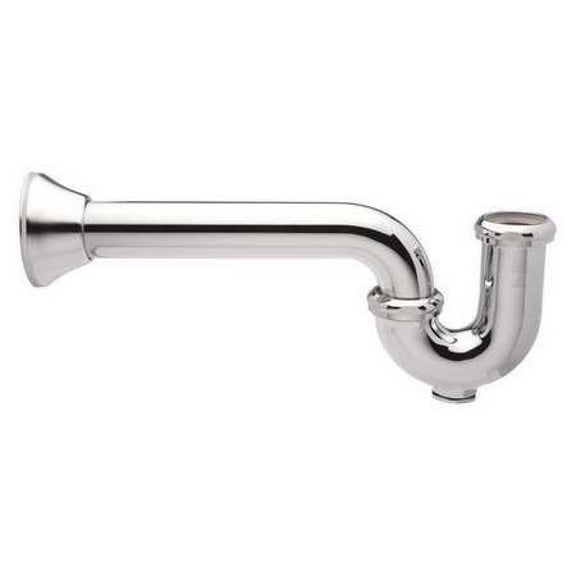 ZURN Z8702-9BD-PC 1-1/2" Dia., Cast Brass, Kitchen, P-Trap