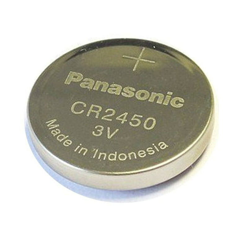 4pcs Panasonic Cr2450 3v Coin Lithium Battery, REMOTE KEYLESS ENTRY  TRANSMITTER FOB Battery