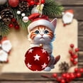 thumbnail image 5 of Calendario de Adviento de Navidad 2025, calendario de cuenta regresiva plano 2D con lindos gatos, decoración de animales 2024, suministros para fiestas de festivales de dibujos animados, 5 of 5