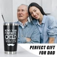 thumbnail image 3 of Gifts for Dad, Birthday Gifts For Dad From Daughter Son, 20oz Tumbler Stainless Steel Double Wall Vacuum Insulated Travel Coffee Mug Best Dad Ever Gifts for Father''s Day, 3 of 5