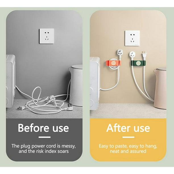 YZHM 4 Pack Kitchen Appliance Cord Wraps, Appliance Cord Holder, Small