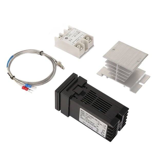 Juego de controlador de temperatura PID digital controlador de temperatura PID AC 100-240 V Control de temperatura rápido 4 piezas de alta precisión para granja ANGGREK Otros