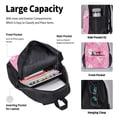 thumbnail image 4 of Disketp Breast Cancer Awareness (3) Mochila Estampada de Gran Capacidad con Lonchera y Estuche, Set de 3 Piezas para Estudiantes, 4 of 7