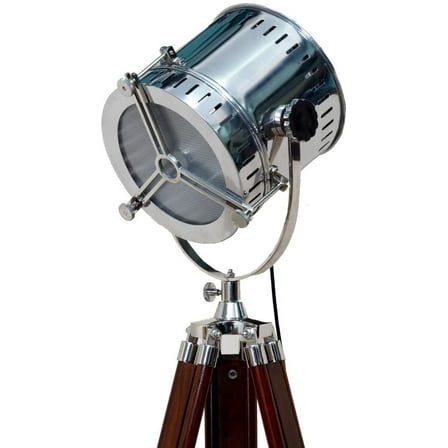 Hollywood Tripod Floor Lamp - 1940's Hand Made Replica