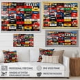 thumbnail image 4 of Designart "Melodic Pop Art Cassette Tapes V" Fashion Framed Wall Art Decor - Modern Red Cassette Tapes Hallway Framed Wall Art Decor, 4 of 6