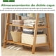 thumbnail image 4 of Perchero, Colgador de ropa con Zapatero, 2 Ganchos, Organizador de Almacenamiento de Ropa para Dormitorio, Lavadero, Entrada, Sala de Estar 118 * 48 * 144.5CM (Claro), 4 of 9