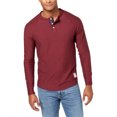 thumbnail image 1 of Tommy Hilfiger Buxton Henley Camisa para Hombre, Rojo, XX-Large, 1 of 1