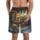 thumbnail image 1 of Fotbe Charming Garden Patio Trajes de Baño Estampados para Hombre, Shorts de Verano de Secado Rápido, Ropa de Playa, Bañadores-Small, 1 of 6