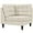 Beige, variant on Modway Empress Upholstered Polyester Fabric Sofa Corner Chair in Beige
