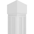 thumbnail image 4 of Ekena Millwork 10"W x 8'H Craftsman Classic Square Non-Tapered Nouveau Fretwork Column w/ Standard Capital & Standard Base, 4 of 8