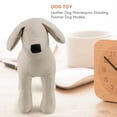 thumbnail image 5 of Leather Dog Mannequins Standing Position Dog Models Toys Pet Animal Shop Display Mannequin White M, 5 of 8
