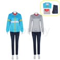 thumbnail image 2 of Movie Stranger Things Max Mayfield Cosplay Costume Sweatshirt Coat Shirt Pants Full Set Halloween Costumes For Women, 2 of 5