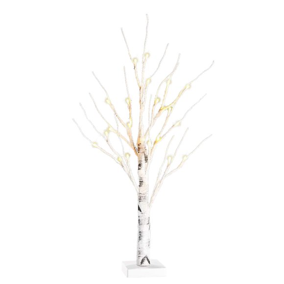 Led Light 60cm Tree Light Decorative Light LED Light Silver Birch Light Artificial Tree Warm Light Holiday Decoration Home Decoration