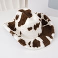 thumbnail image 5 of Vjnyvs Winter Cowboy Print Cowboy Hat Plush Western Hat Funny Cowboy Hat Wide Brim Cowboy Hat for Fancy Party Accessory, 5 of 7