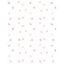 Fantasy Butterfly Stars Removable Vinyl Wallpaper by Barbie - Pink on White