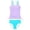 1#Purple608, variant on SONXAHE Big Girls Soft Tankini Set Drawstring Side Summer Beach Two Piece Swimwear