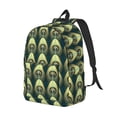 thumbnail image 2 of Yiaed Peacock Gold Feather Print Backpack, Premium Laptop Backpack, Travel Backpack for Women, Lightweight Backpacks, Comfortable Back Pack-Small, 2 of 5