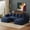 Blue_U Shaped, variant on Wiilayok Velvet Modular Sectional Sofa,L Shaped Sectional Sofa Couch with Ottoman&Gold Legs,Comfy 3 Seater Sofa for Living Room Bedroom Apartment(Emerald Green, 91" L Shaped)