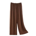 thumbnail image 2 of Hilenly Womens Pajama Pants Wide Leg Lounge Bottoms Comfy Viscose Pajamas for Women, 2 of 6