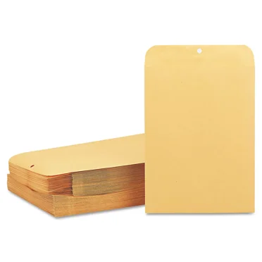 Quality Park Clasp Envelope 10 x 13 28lb Brown Kraft 100/Box 37897