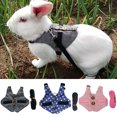 thumbnail image 2 of Rabbit Harness Gentleman Vest Design Walking Safety Fabric Pet Leashes Chest Strap for Bunny, 2 of 8