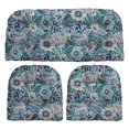 thumbnail image 1 of RSH Décor Indoor Outdoor 3 Piece Tufted Wicker Cushion Set, Large, Pensacola Bay Blue, 1 of 6