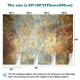 thumbnail image 3 of Peel and Stick Wallpaper Canvas Rusty grunge old empty sheet metal wall texture Modern Art Wall Mural Decor Self Adhesive and Removable 69in x 98in, 3 of 8