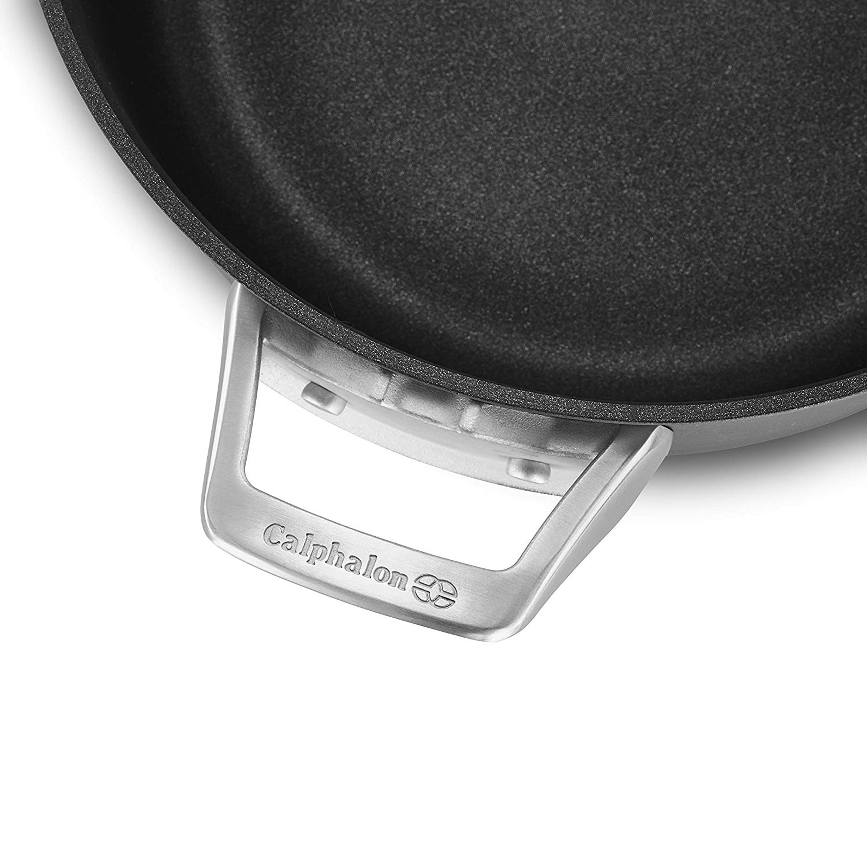 Calphalon Premier Space-Saving Hard-Anodized Nonstick 5-Quart Saute Pan  with Lid - Yahoo Shopping