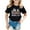 Black, variant on XDZJLR Toddler Girls T Shirt Kids Hot Summer Print Cute Easter Print Short Sleeve Crewneck Casual Clothes 7-8 Years