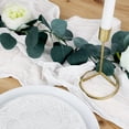 thumbnail image 2 of Koyal Wholesale Gauze Cheesecloth Table Runner Fabric Netting Sheer Tablecloth, White, 2 of 5