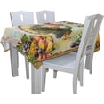 thumbnail image 4 of GZHJMY Thanksgiving Rectangle Tablecloth 60"(W) x 120"(L), Turkey Modern Table Linen Cloth Cover for Kitchen Dining Room Party Home Decor, 4 of 7