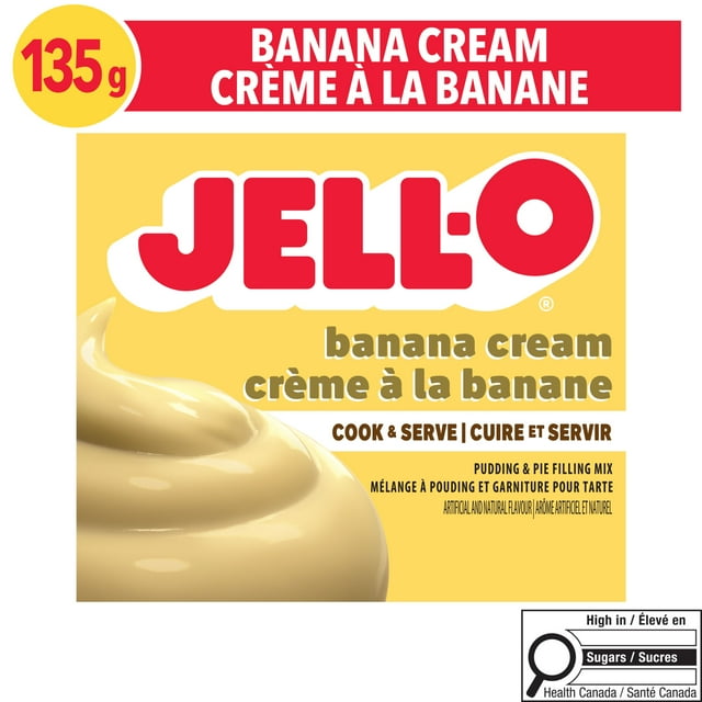 Jell-O Instant Pudding and Pie Filling, Banana Cream