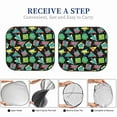 thumbnail image 7 of Uemuo Geometric Dinosaur Printed 2 PCS Car Windshield Sun Shade, Auto Sun Heat and UV Rays Blocker, Foldable Automotive Front Window Sunshade Protector, 7 of 7