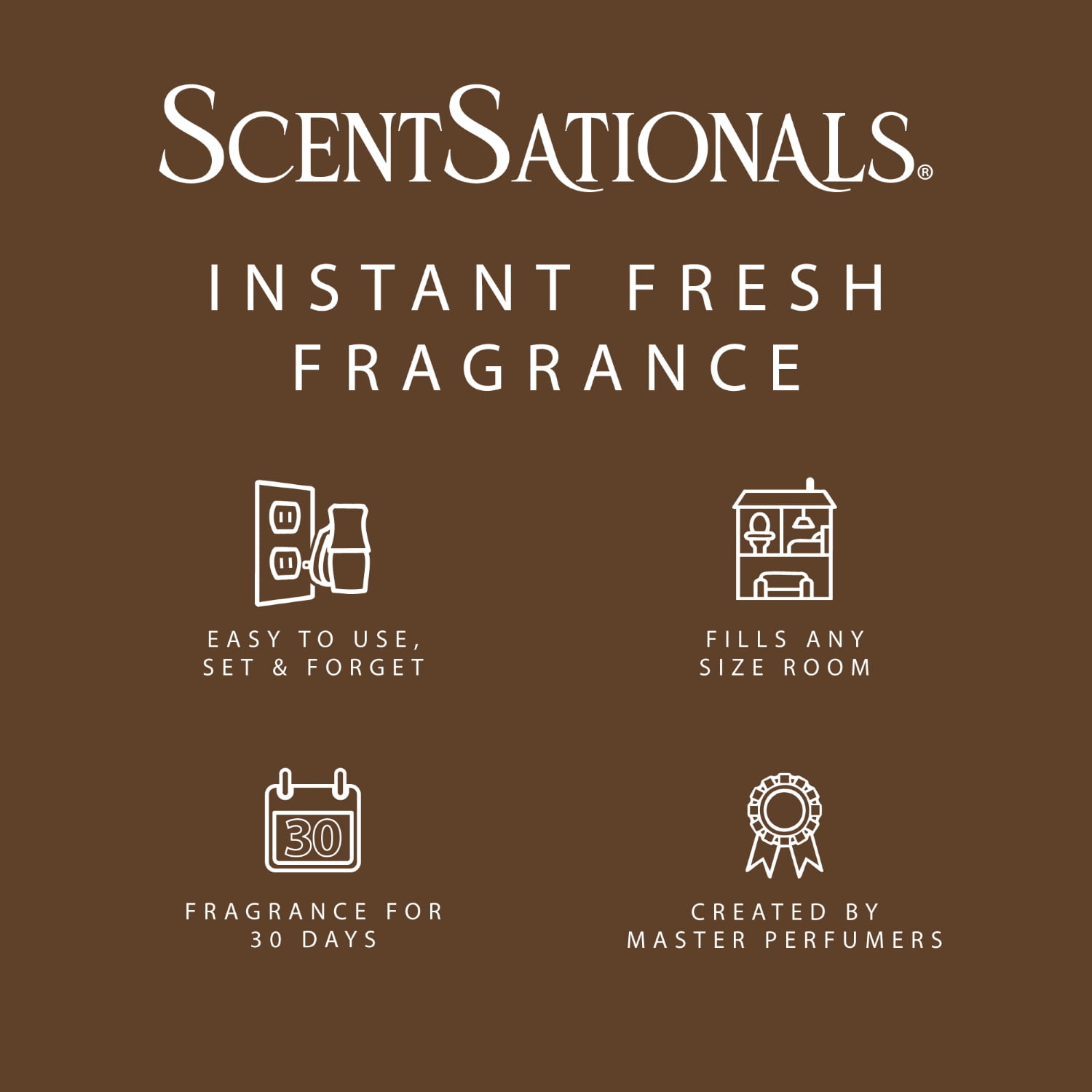 (2 pack) ScentSationals Aroma Accent Fragrance Oil, Feelin Cozy