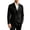 a01Black, variant on LODIENY Men Double Breasted Blazer Slim Fit Contrast Lapel Collar Elegant Fashion Suit Jackets with Pockets for Dress Wedding Business Coffee S