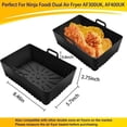 thumbnail image 2 of Air Fryer Accessories, 2 Pack Air Fryer Mold, Silicone Air Fryer Mold, Silicone Air Fryer Accessories, Airfryer Pot for Fryer, 2 of 3