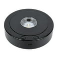thumbnail image 3 of Rotating Display Stand Electric Turntable Exhibitions Platform Collectibles 4.5" Wedding with LED Lights Colorful Rotating Display Stand , black, 3 of 8